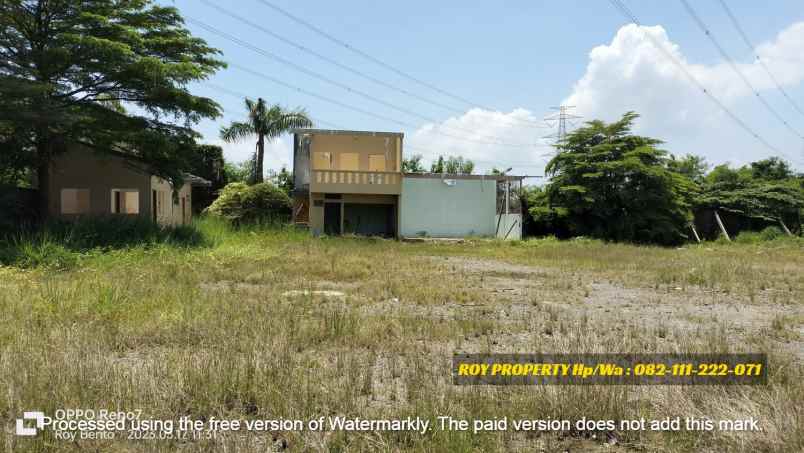 dijual tanah jl pltgu muara tawar