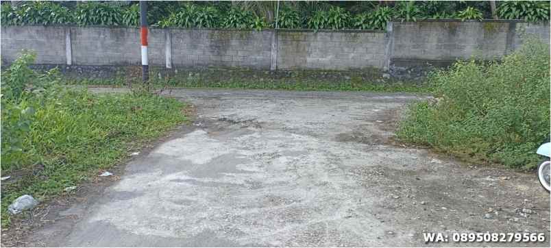 dijual tanah jl purbaya sumberadi kec