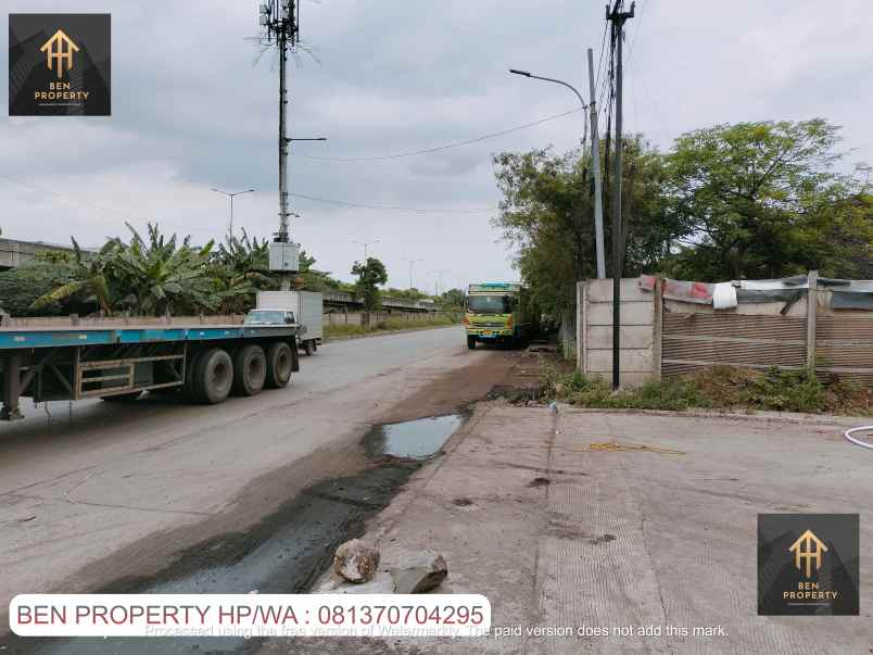 dijual tanah jl raya cakung cilincing