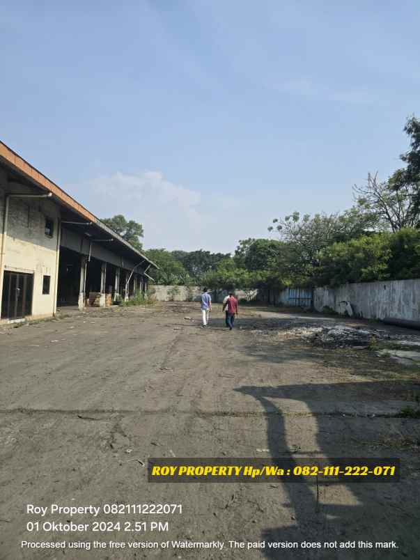 dijual tanah jl raya cakung cilincing