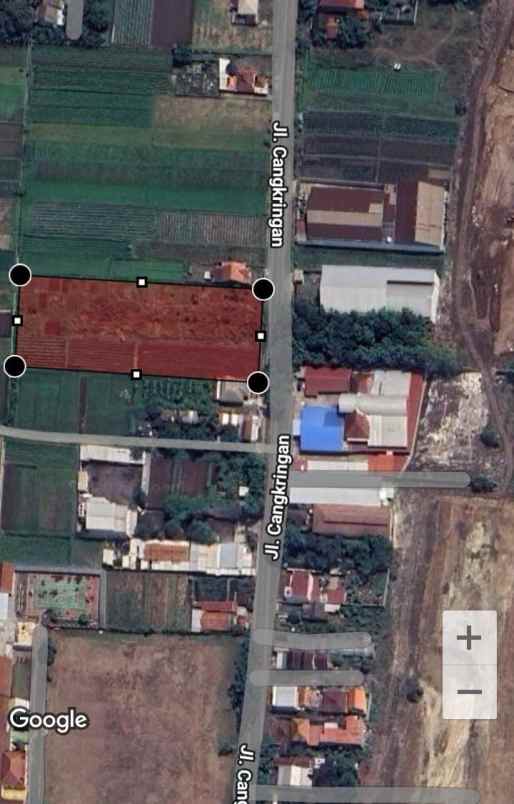 dijual tanah jl raya cangkringan