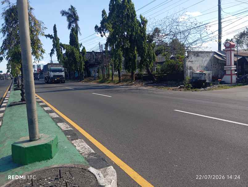 dijual tanah jln raya solo jogja
