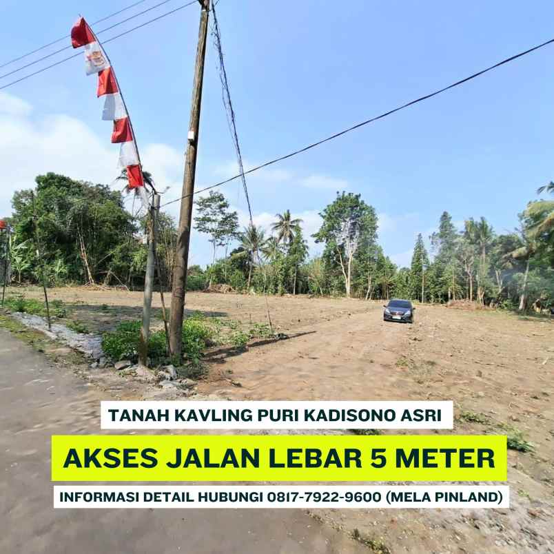 dijual tanah kadisono margorejo tempel