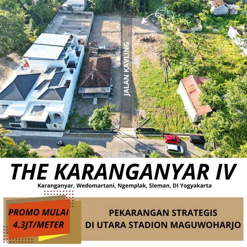 dijual tanah karanganyar wedomartani