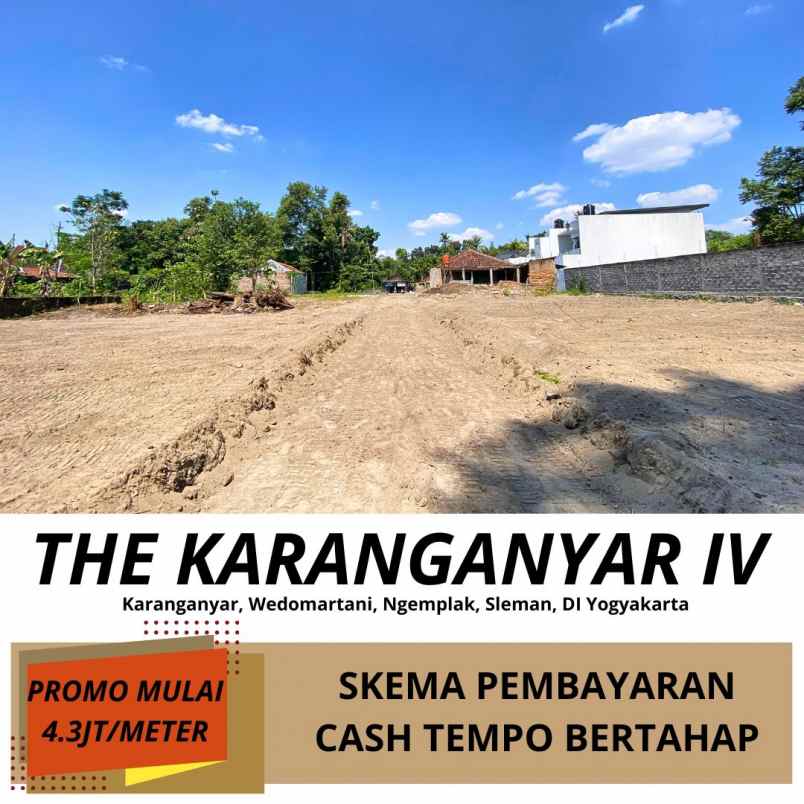 dijual tanah karanganyar wedomartani