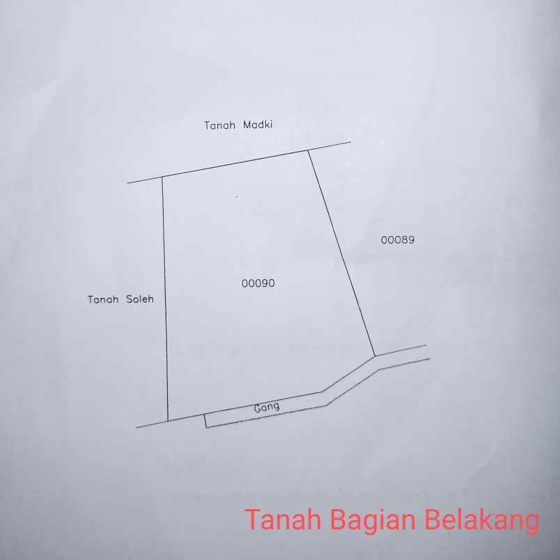 dijual tanah kawunggirang