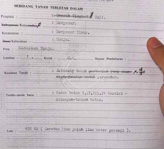 dijual tanah lokasi jalan nangka utara denpasar utara