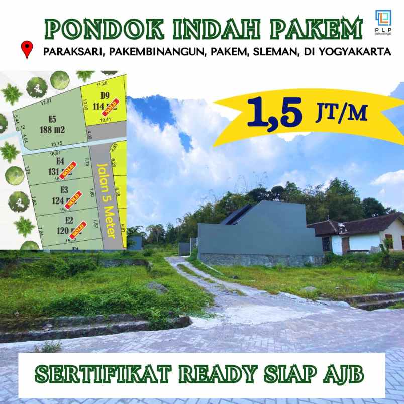 dijual tanah paraksari pakembinangun