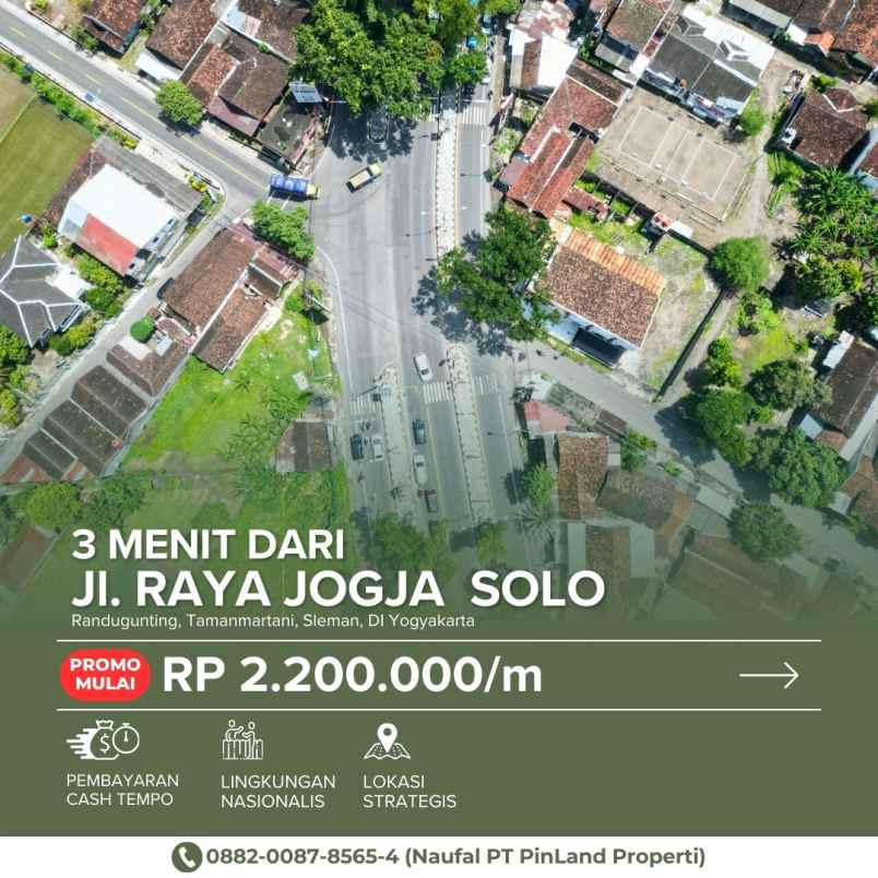 dijual tanah randugunting tamanmartani