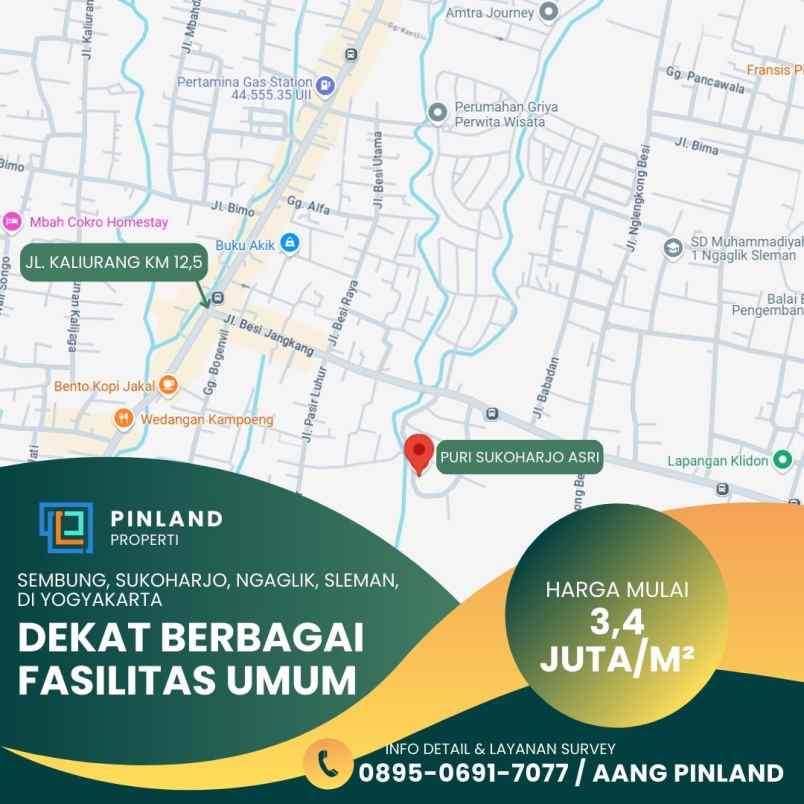 dijual tanah sembung sukoharjo ngaglik