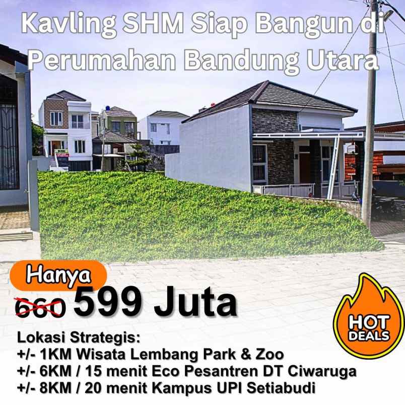 dijual tanah sukajaya lembang