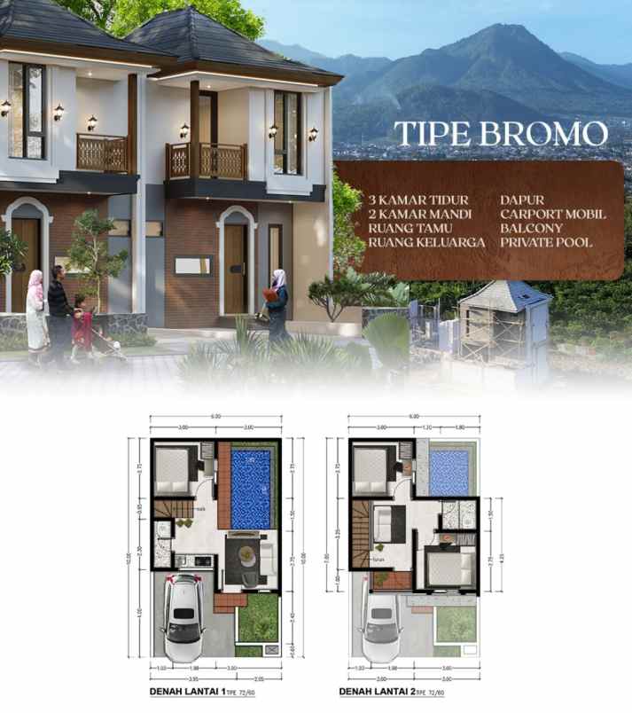 dijual villa oro oro ombo