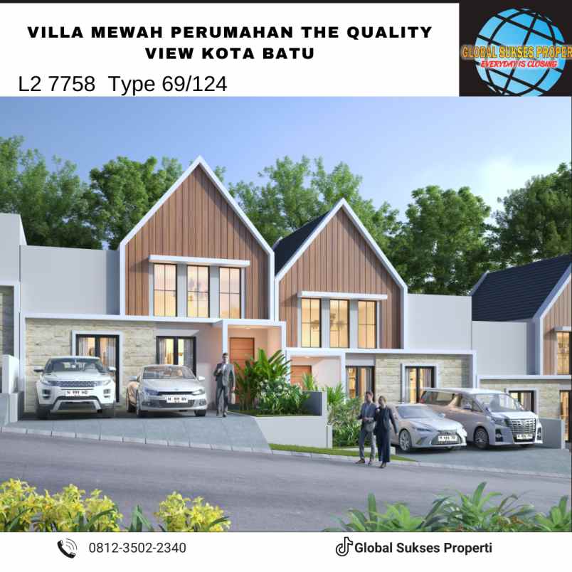 dijual villa perumahan the quality view