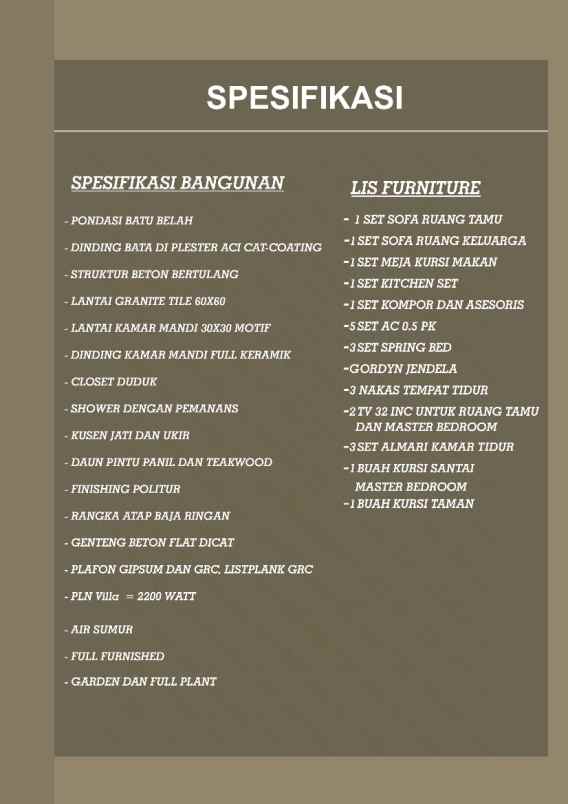 dijual villa wringinputih borobudur