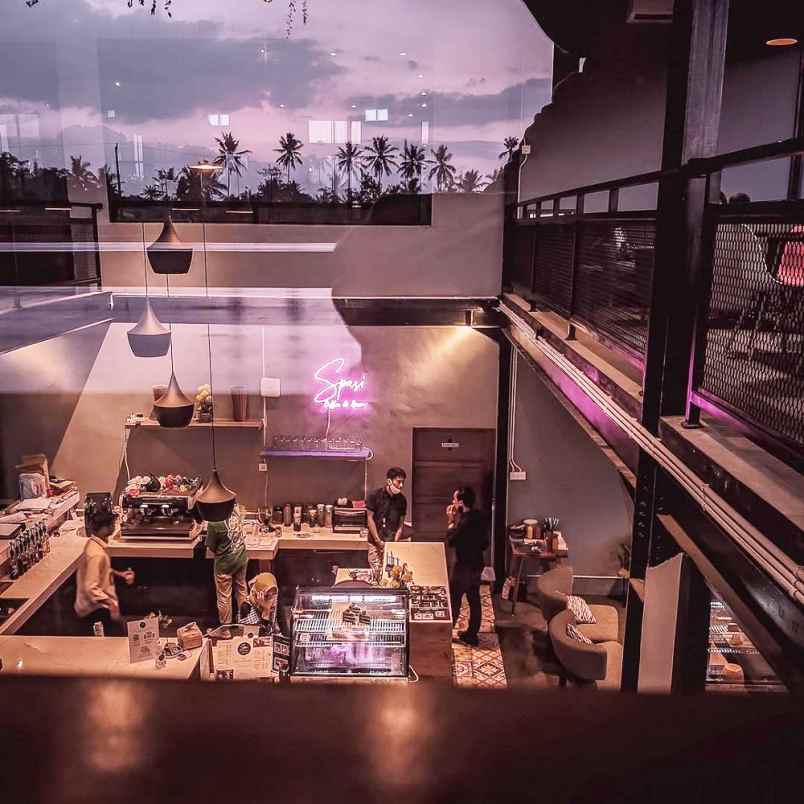 disewakan gedung cafe furniture dan peralatan cafe