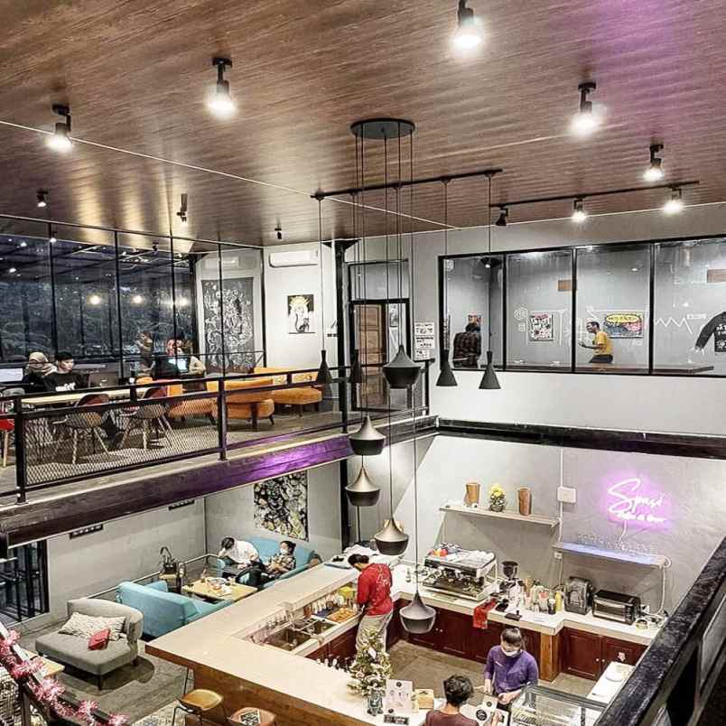disewakan gedung cafe furniture dan peralatan cafe