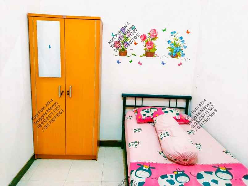disewakan kost kost putri pelangi an 4 jl