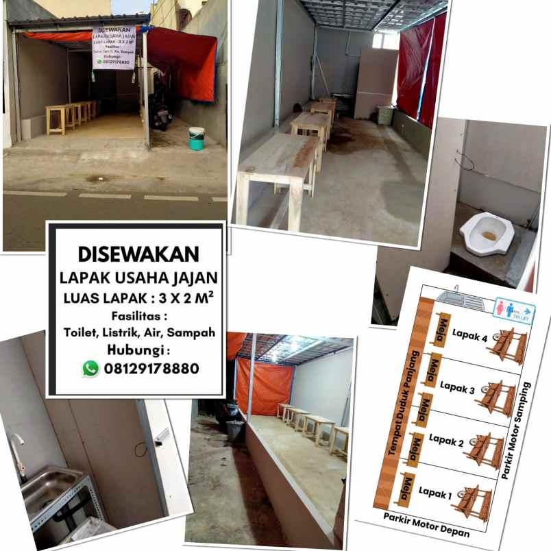 disewakan lapak usaha mampang prapatan