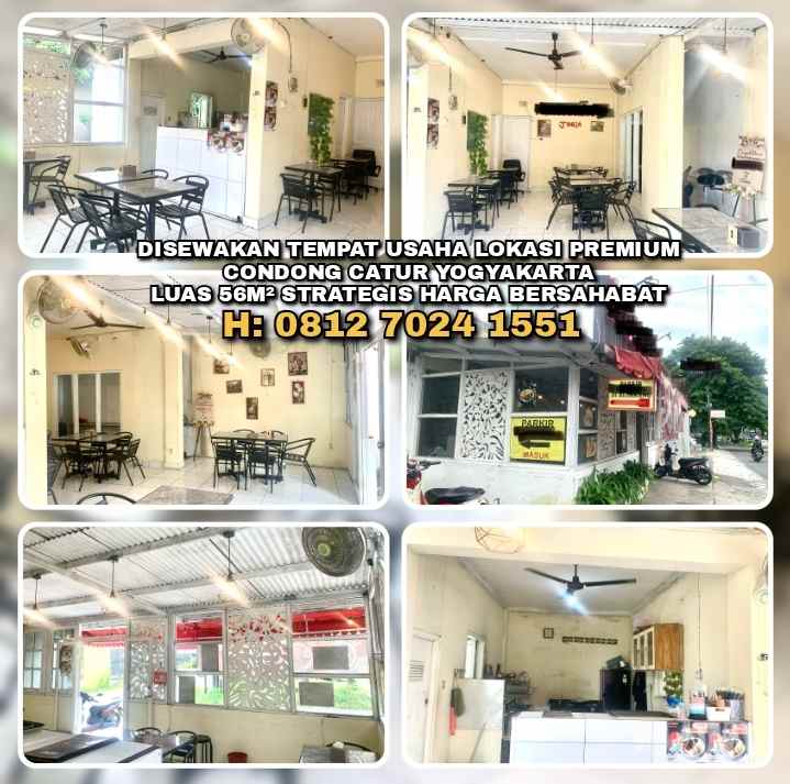 disewakan ruko gudang kantor condong catur sleman