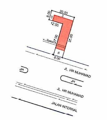 disewakan ruko gudang kantor jalan mayjend hr muhammad