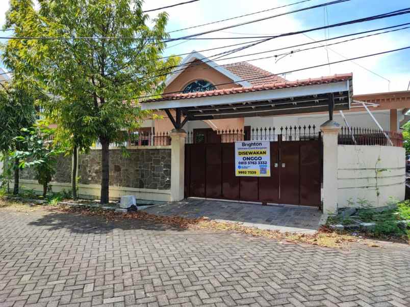 disewakan rumah nginden intan