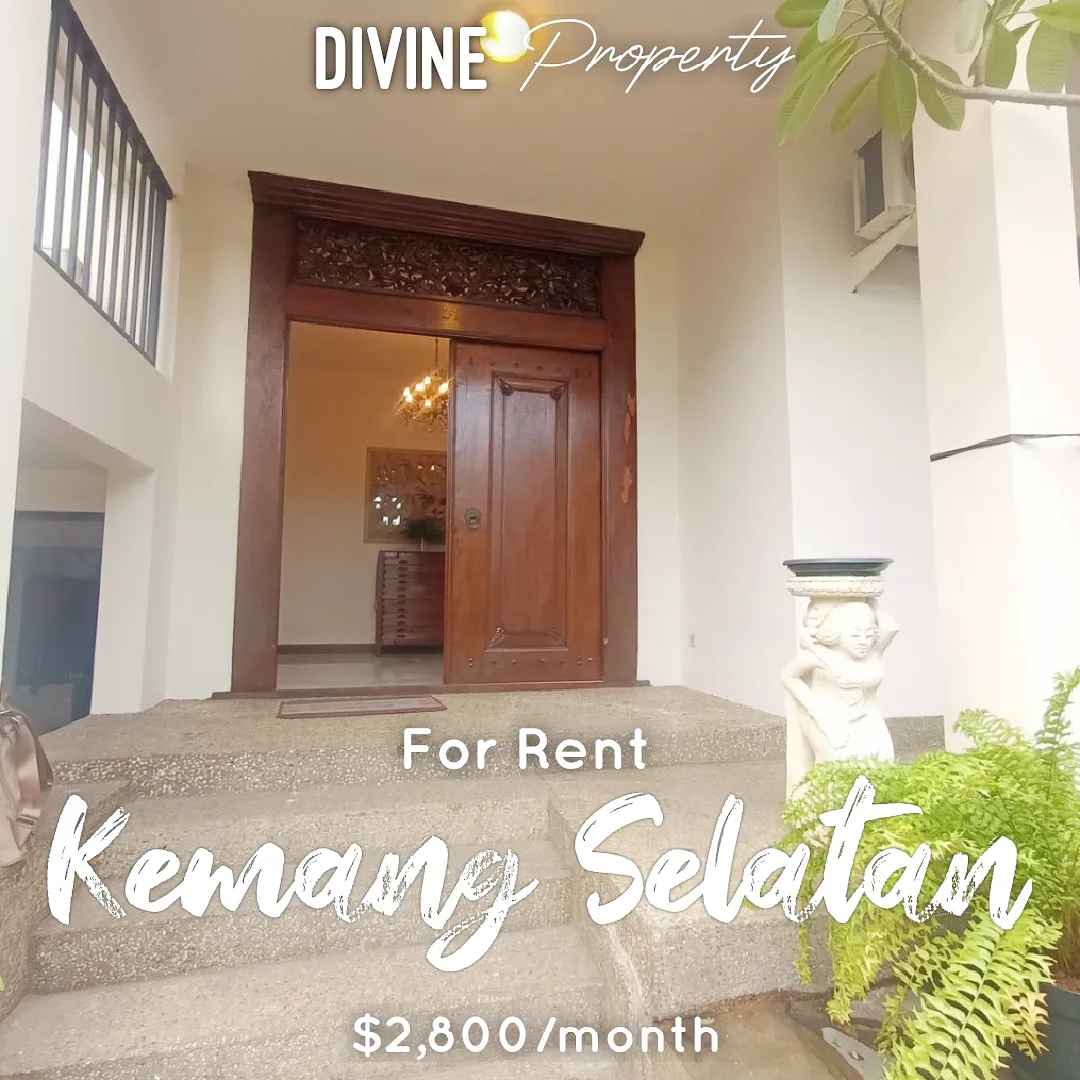 for rent modern contemporary house at kemang selatan