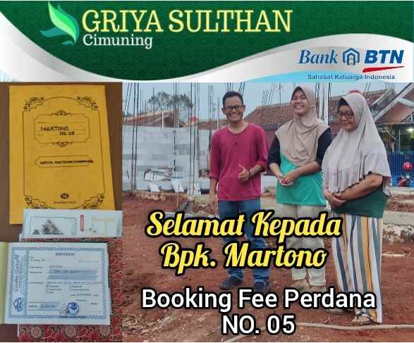 griya sulthan cimuning rumah tanpa dp