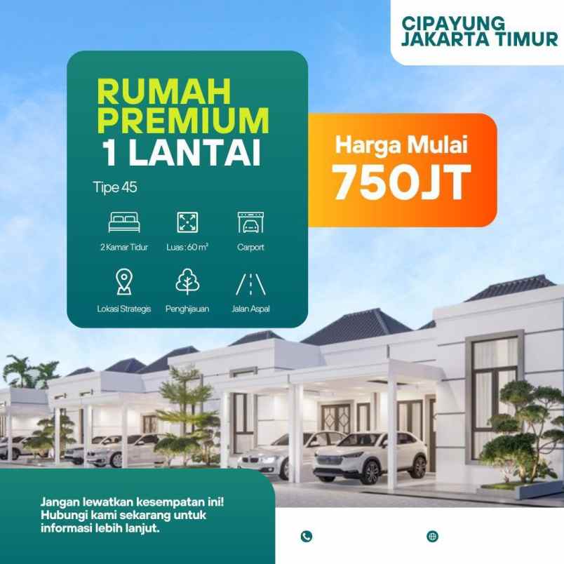 hunian exclusive modern di cipayung jakarta timur