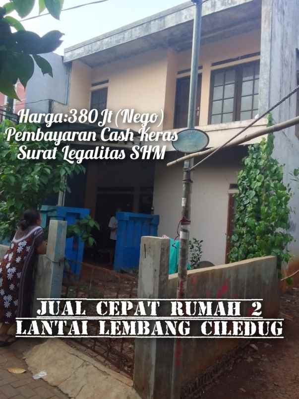 jual cepat rumah 2 lantai