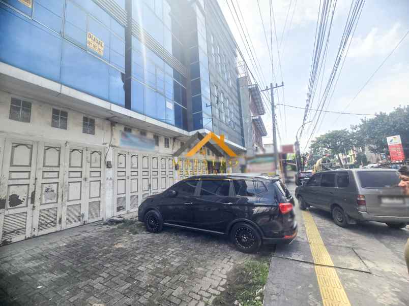 jual ruko 2 gandeng di jalan kl yos sudarso medan