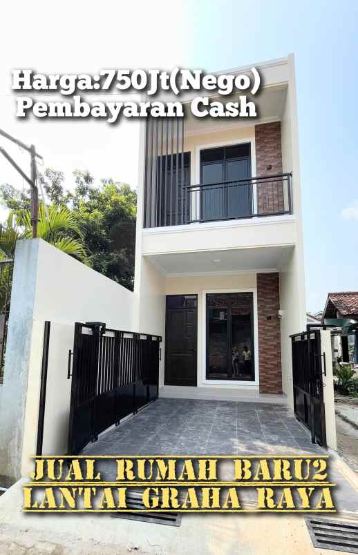 jual rumah baru 2 lantai