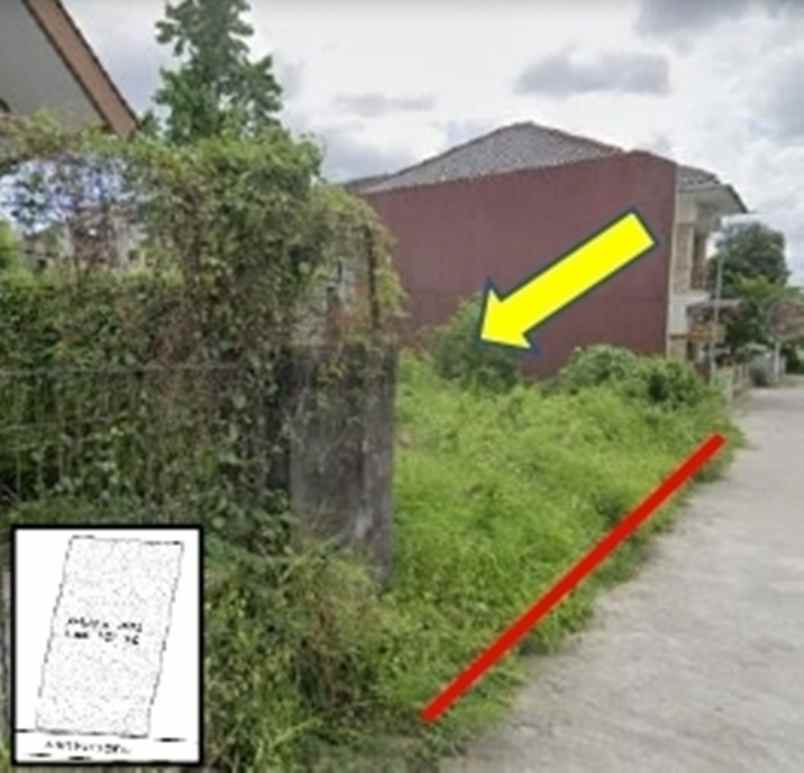 jual tanah kosong shm di jalan puntodewo sleman jogja
