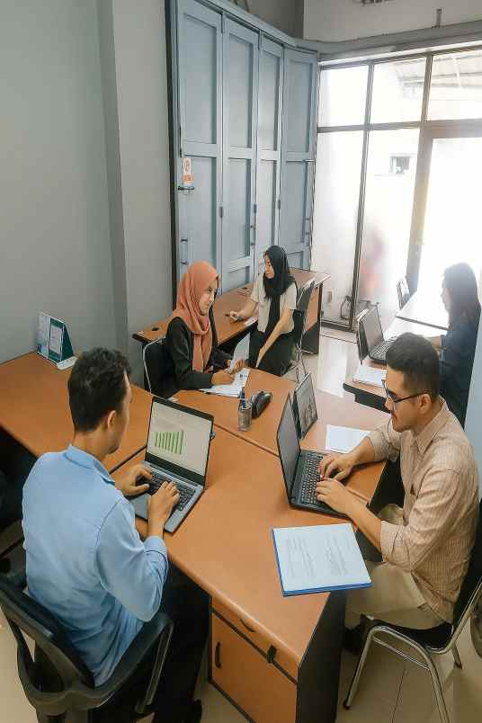kantor profesional fasilitas lengkap siap kerja