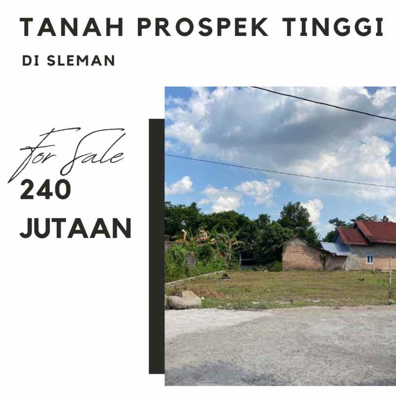 promo kavling dijual 240 jutaan di purwomartani sleman