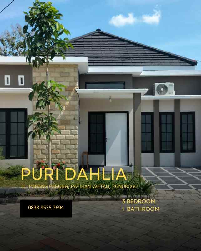 puri dahlia hunian nyaman di lokasi strategis ponorogo