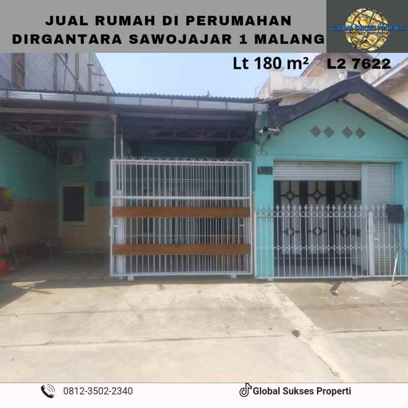 rumah bagus murah siap huni di sawojajar malang