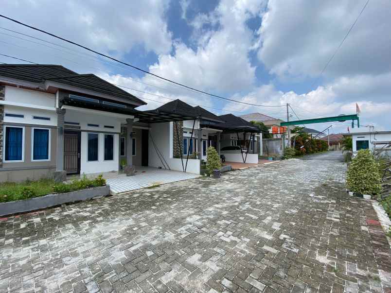 rumah cluster nyaman type 60 di jalan melati pekanbaru