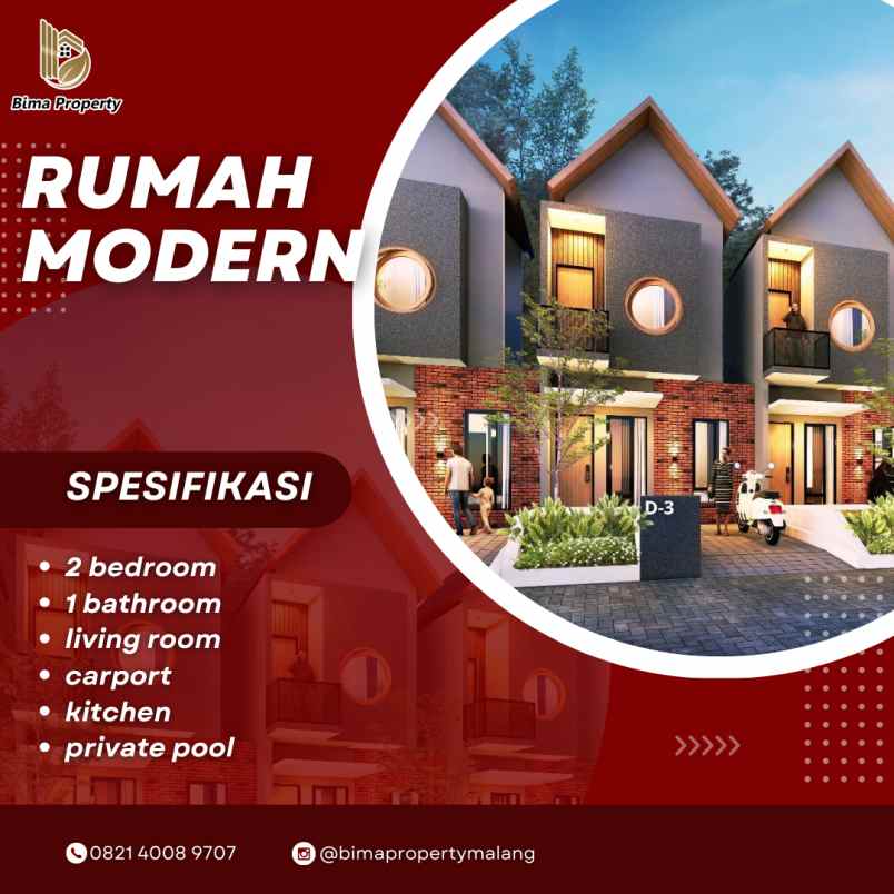 rumah dengan fasum lengkap