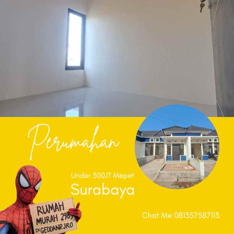 rumah dibawah 300 juta mepet surabaya