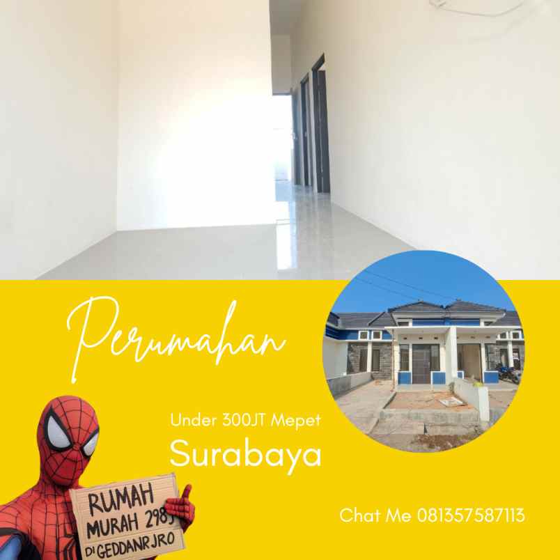 rumah dibawah 300 juta mepet surabaya