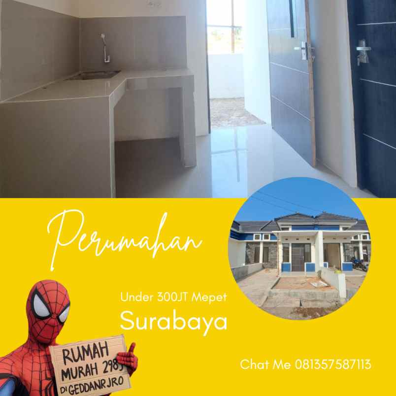 rumah dibawah 300 juta mepet surabaya