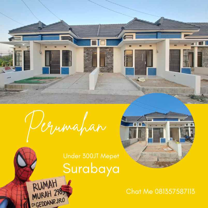 rumah dibawah 300 juta mepet surabaya