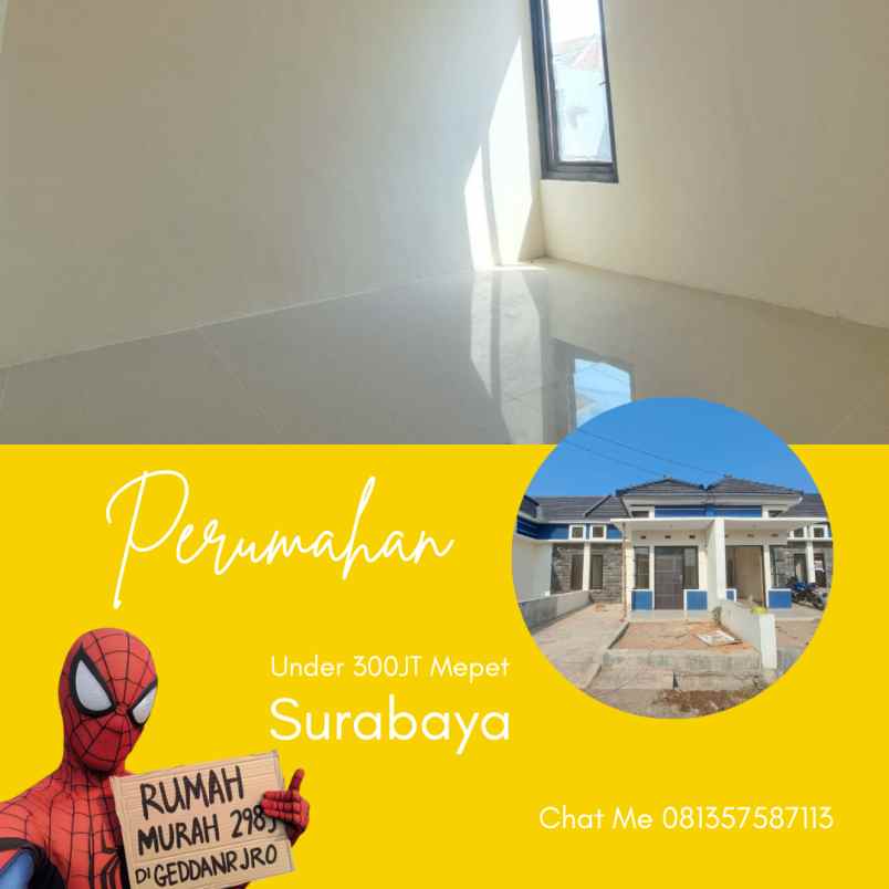 rumah dibawah 300 juta mepet surabaya