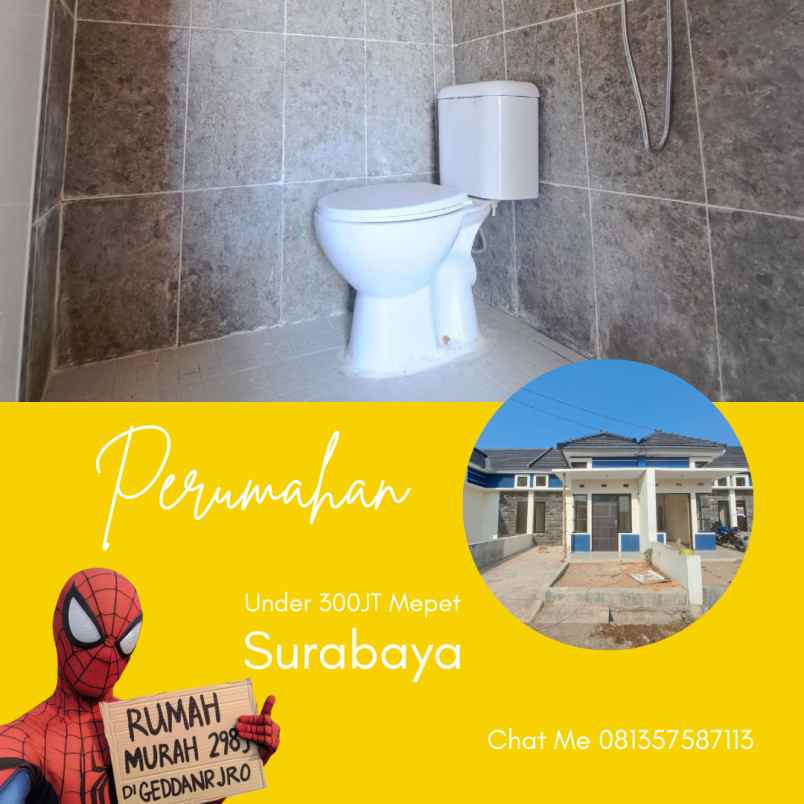 rumah dibawah 300 juta mepet surabaya