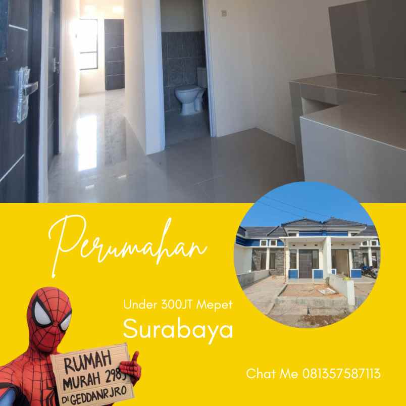 rumah dibawah 300 juta mepet surabaya