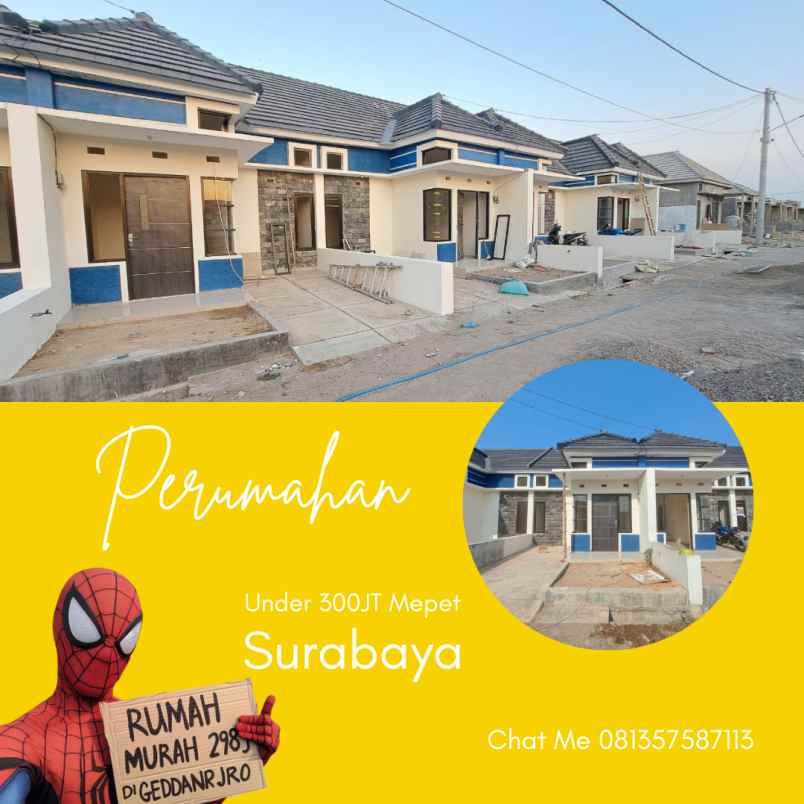 rumah dibawah 300 juta mepet surabaya