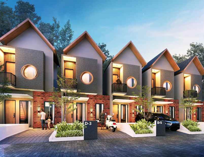 rumah elegant berkonsep villa business kota batu