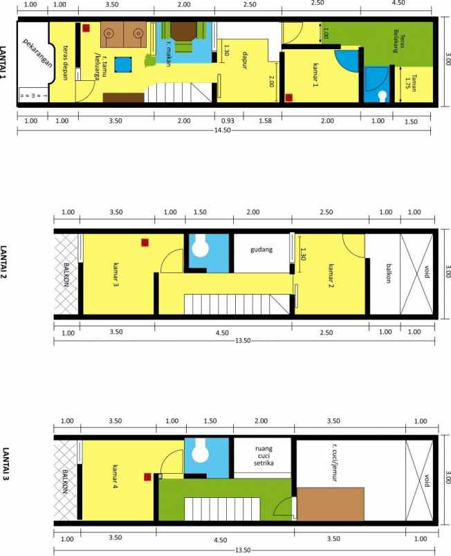 rumah jl cempaka raya gg c baru