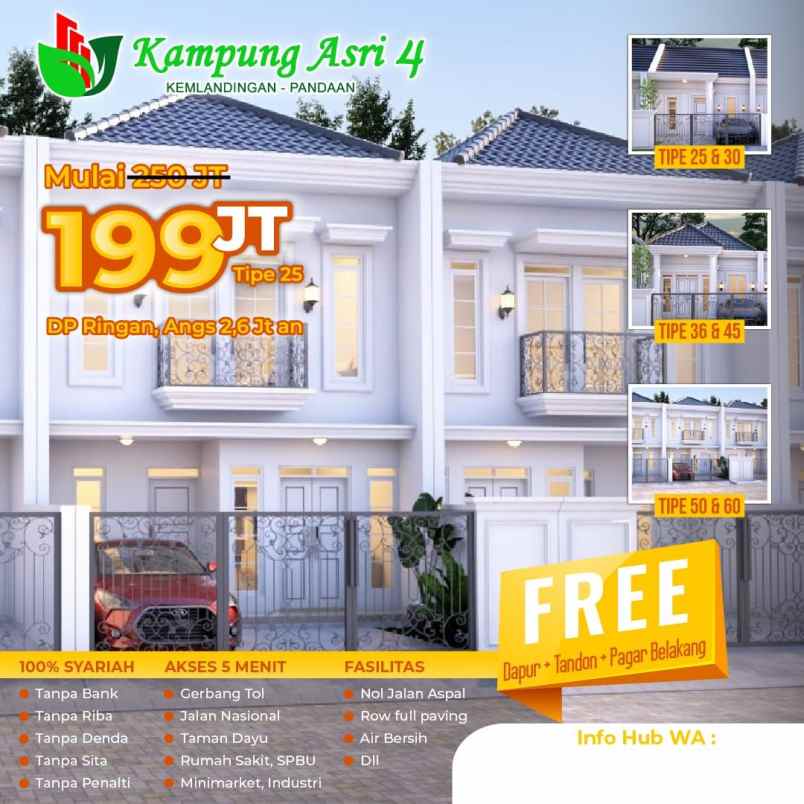 rumah jl kemlandingan wedoro