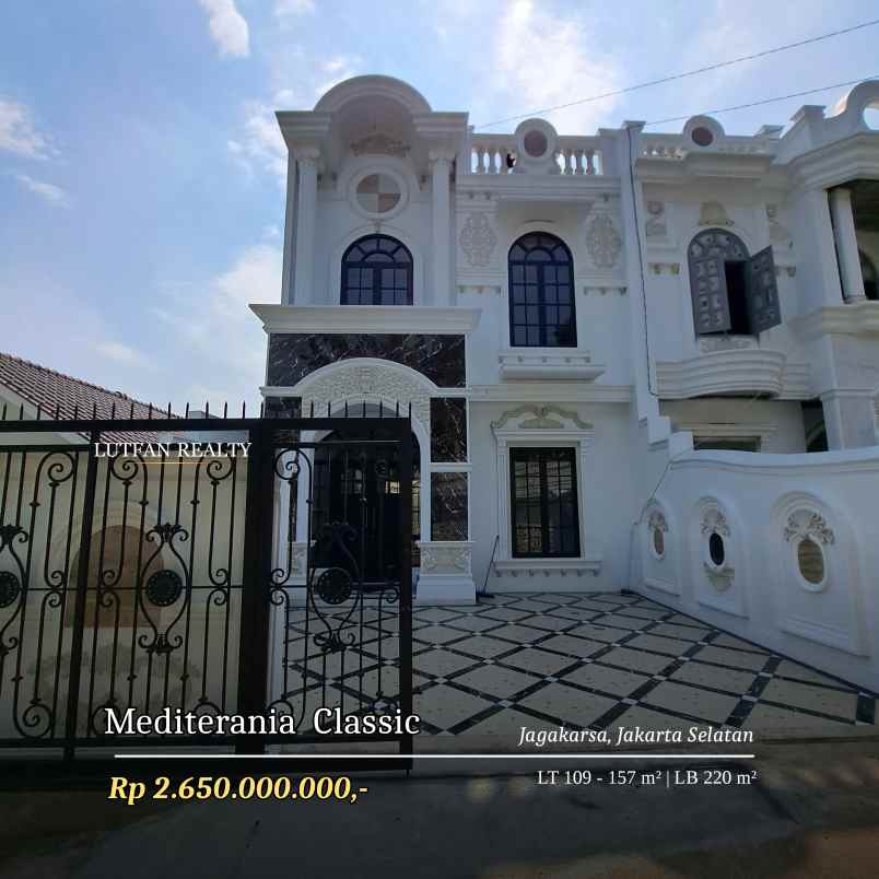 rumah mediterania classic jagakarsa